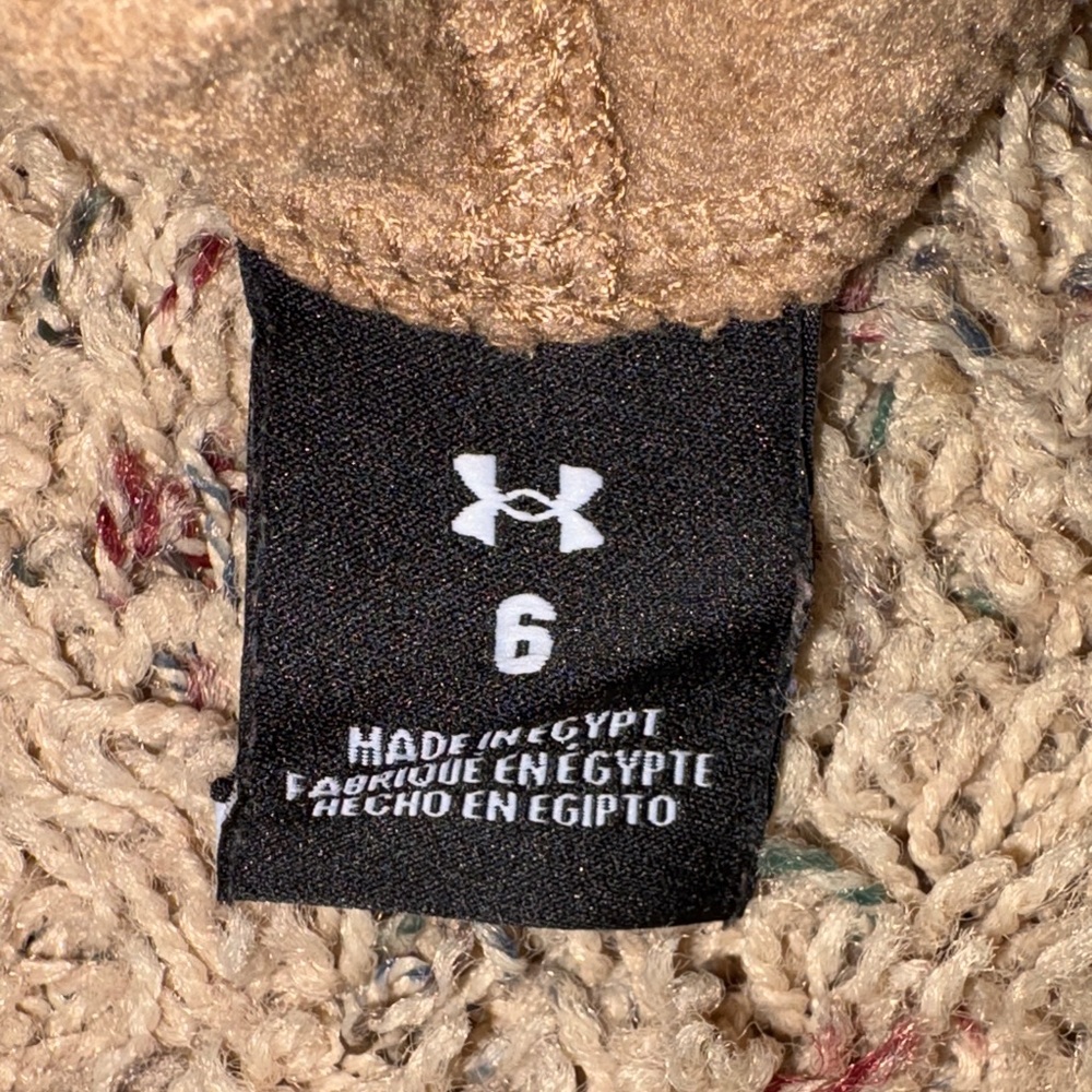 Under Armour Kids Brown Hoodie and Joggers Tracksuit Set Boys Size 6 - Picture 7 of 8